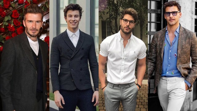 Daftar pria tampan yang wajib difollow di Instagram. Foto: @davidbeckham, @shawnmendes, @nick__bateman, @johanneshuebl/ Instagram
