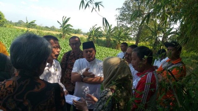 Peninjauan lahan Rumah Sakit Baru di Kota Probolinggo.