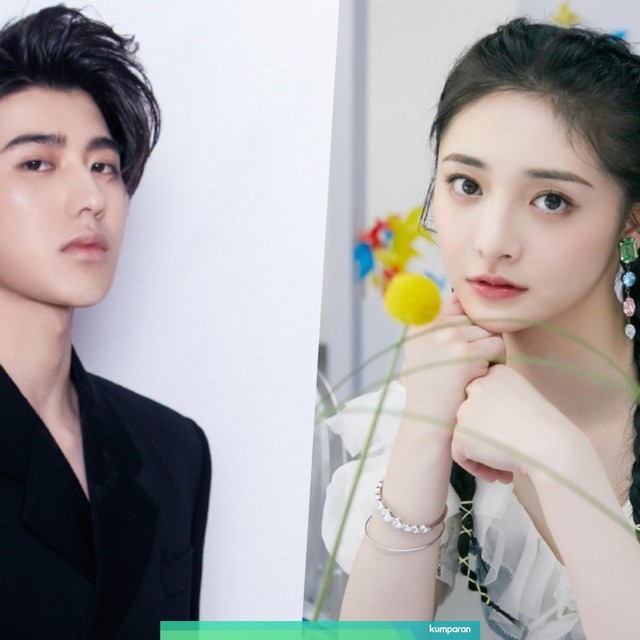 Cai Xukun dan Kyulkyung. Foto: Weibo/@周洁琼_OFFICIAL /@蔡徐坤