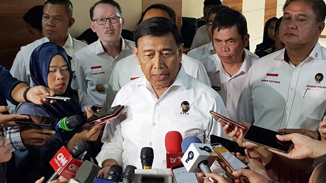 Menkopolhukam Wiranto saat Rapar banggar di DPR. Foto: Rafyq Panjaitan/kumparan