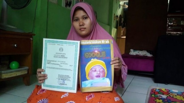 Unik, Bayi Ini Bernama “Google”