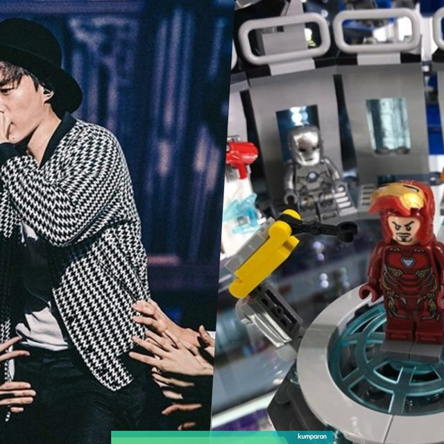 Tablo dan koleksi Marvel-nya. Foto: Facebook/@epikhigh, Instagram/@blobyblo