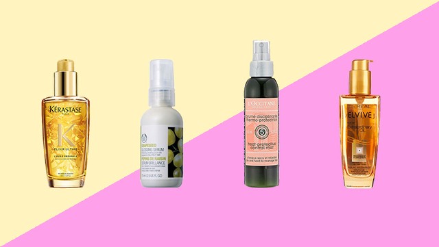 Produk perawatan rambut catok. Foto: Dok. Kerastase, l'oocitane, l'oreal, the body shop