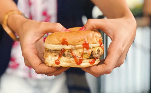 Mushroom burger. Foto: Toshiko/kumparan