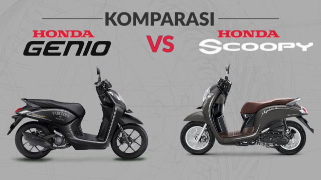 Ulas perbandingan Honda Genio dan Honda Scoopy. Foto: Sabryna Putri Muviola / kumparan