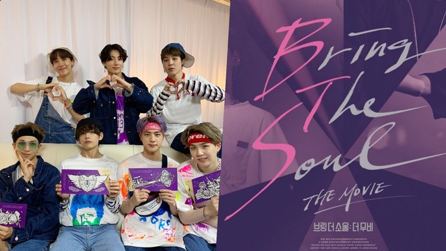 Film terbaru BTS, 'Bring The Soul: The Movie'. Foto: Twitter/@bts_bighit