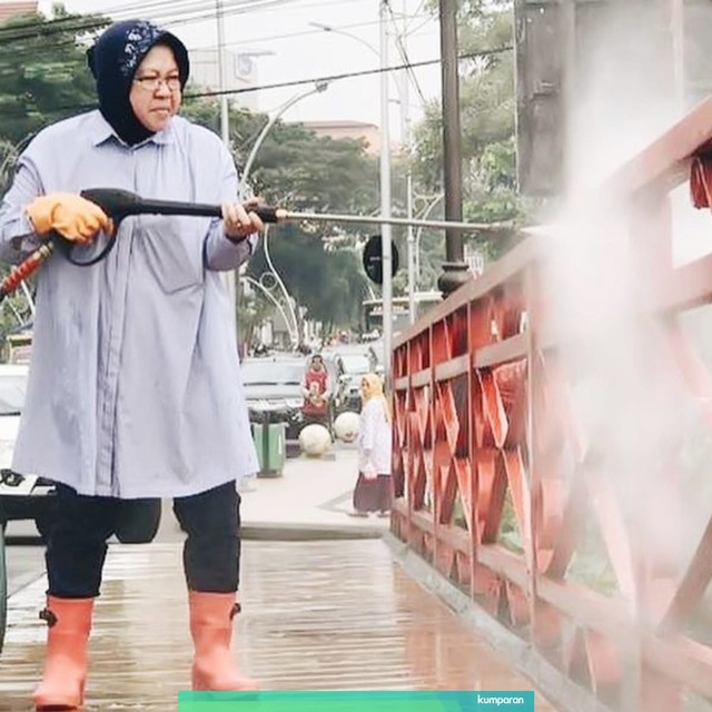 Walikota Surabaya, Tri Rismaharini. Foto: Instagram/ @Surabaya