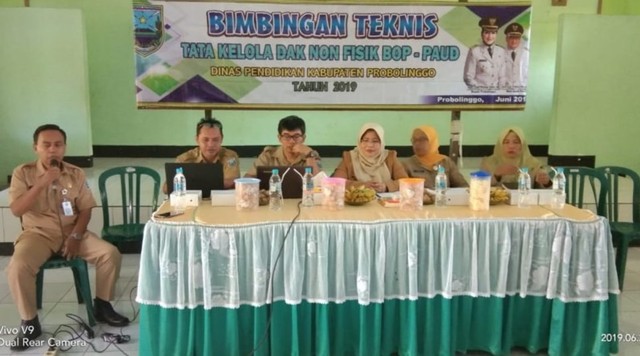 Dispendik Probolinggo Gelar Bimtek Tata Kelola DAK Non Fisik BOP PAUD 