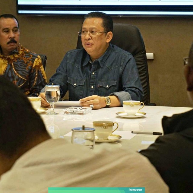 Dukungan beberapa DPD kepada Bambang Soesatyo untuk maju sebagai ketua umum Golkar, Jakarta, Jumat, (28/6). Foto: Irfan Adi Saputra/kumparan