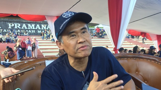 Rektor Universitas Gadjah Mada (UGM) Panut Mulyono. Foto: Arfiansyah Panji Purnandaru/kumparan