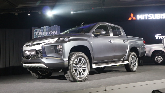 Mitsubishi New Triton buat pasar Indonesia. Foto: Ghulam Muhammad Nayazri / kumparan