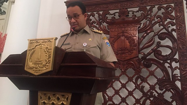 Gubernur DKI Jakarta Anies Rasyid Baswedan di Balai Kota, Selasa (2/7). Foto: Moh Fajri/kumparan