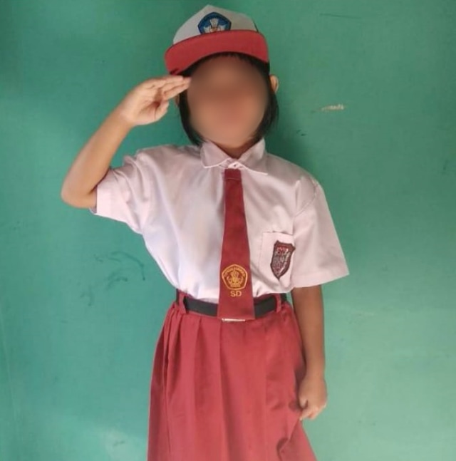 Fira, siswi SD yang ditemukan tewas di rumah kontrakan tukang bubur. Foto: Dok. Istimewa
