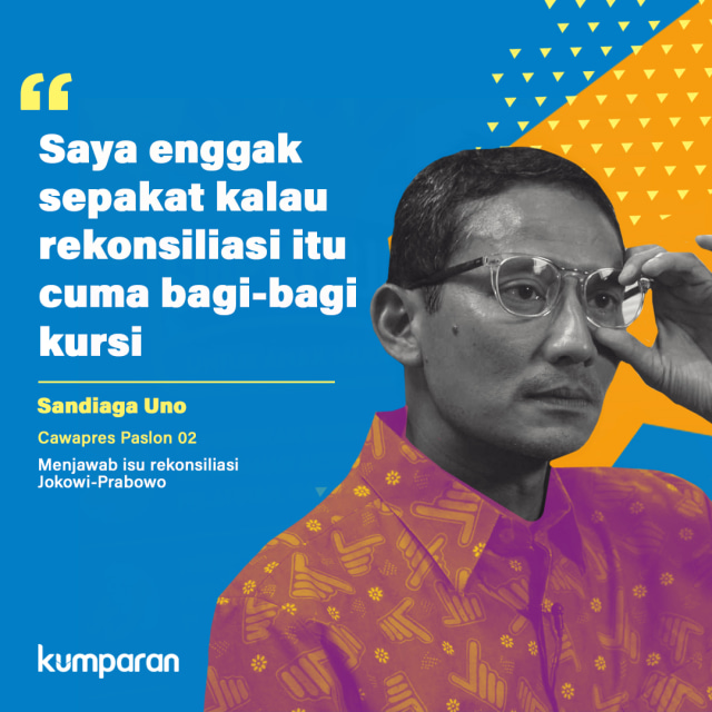 Quote Sandiaga Uno. Foto: Sabryna Putri Muviola/ kumparan.