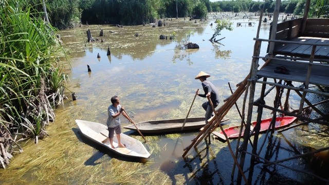 Suasana di Tebat Rasau, Belitung. Foto: Bella Cynthia/kumparan