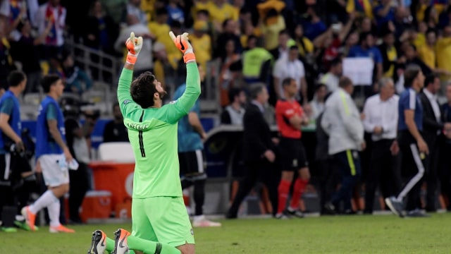 Kiper Brasil, Alisson Becker. Foto: REUTERS/Washington Alves