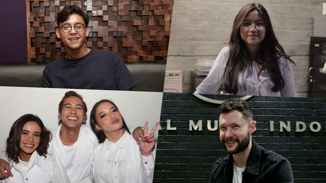 Ardhito Pramono, Danilla, GAC, Calum Scott. Foto: kumparan