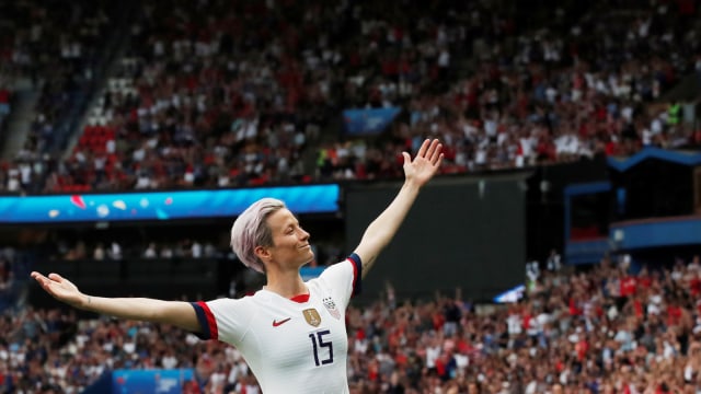 Megan "The Viper" Rapinoe. Foto: Reuters/Benoit Tissier