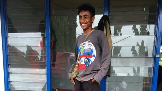 Rafli, anak ketiga Wakil Wali Kota Tidore Kepulauan. Foto Istimewa