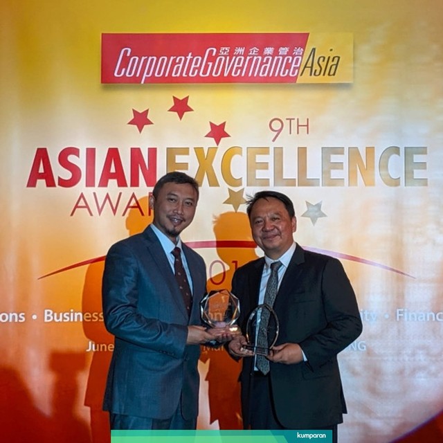 BRI mendapat 3 penghargaan bergengsi dari Corporate Governance Asia di Hong Kong. Foto: Dok. BRI