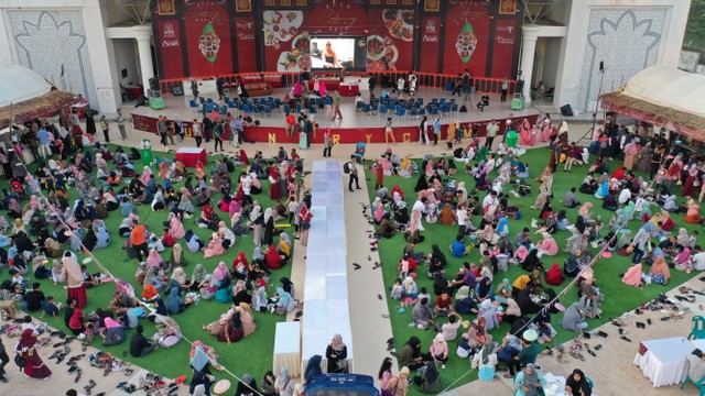 Suasana lokasi Festival Kuliner Aceh, Sabtu (6/7/2019). Foto: Abdul Hadi
