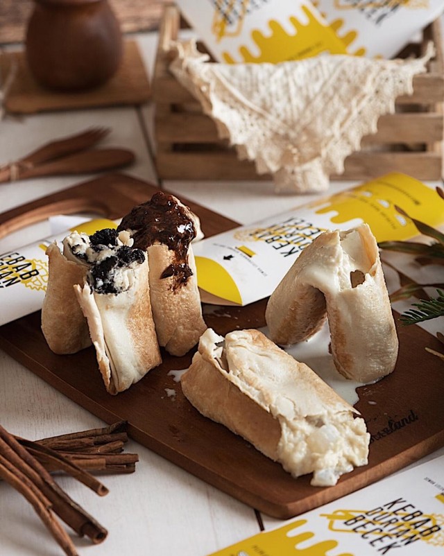Kebab Durian Becek Lampung | Foto : Anton Aprianto