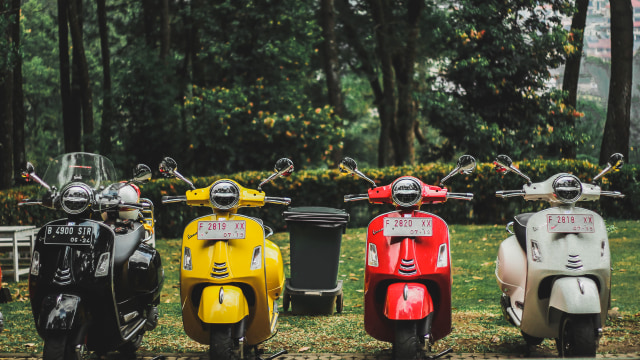 New Vespa GTS  150 Super Foto: Dok. Bangkit Jaya Putra/kumparanOTO