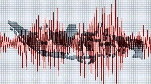 Ilustrasi gempa.