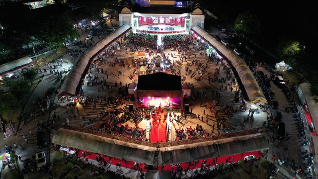 Suasana malam penutupan Aceh Culinary Festival 2019. Foto: Abdul Hadi/acehkini