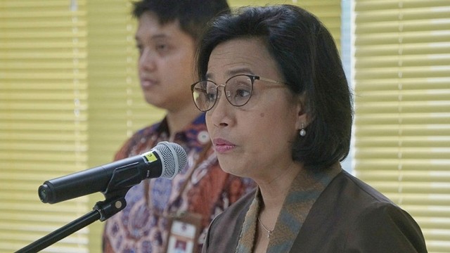 Menteri Keuangan Sri Mulyani melantik Pejabat Eselon II dan III Sekretariat Jenderal, Direktorat Jenderal Pajak, Direktorat Jenderal Perbendaharaan, Badan Kebijakan Fiskal di Kantor Pusat DJP, Jakarta. Foto: Irfan Adi Saputra/kumparan