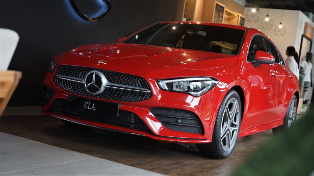 Eksterior New CLA 200 AMG Line Foto: dok. Muhammad Ikbal/kumparan
