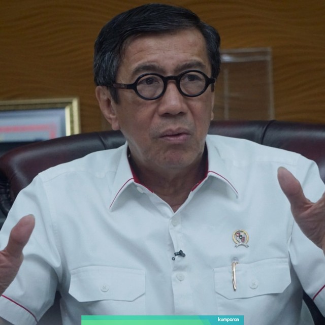 Menteri Hukum dan HAM Yassona Laoly. Foto: Fanny Kusumawardhani/kumparan