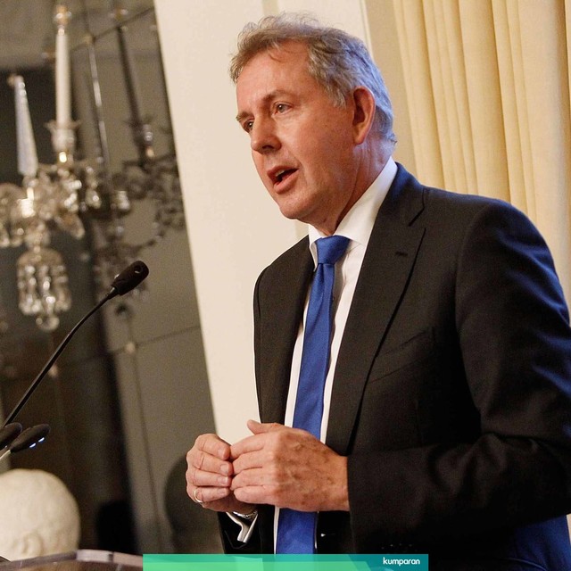 Duta Besar Inggris untuk AS Kim Darroch. Foto: AFP/Paul Morigi