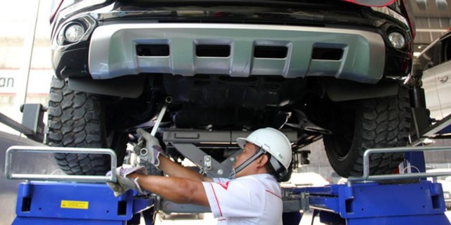 Ilustrasi spooring balancing ban mobil Foto: Dok. Istimewa