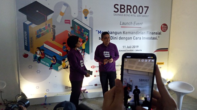 Peluncuran Savings Bond Ritel (SBR) 007 oleh Kementerian Keuangan, Kamis (11/7). Foto: Resya Firmansyah/kumparan