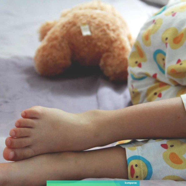 Ilustrasi balita mengompol. Foto: Shutterstock