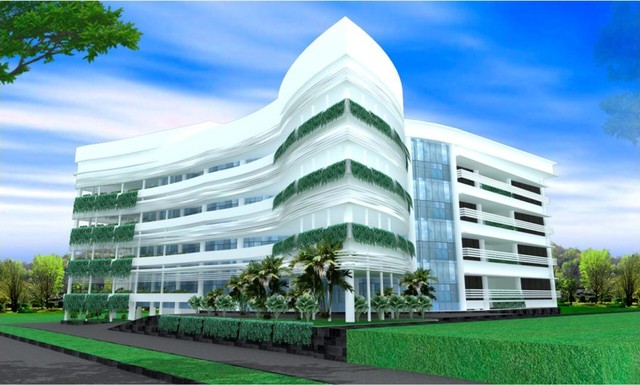 Rencana Gedung Smart Building FEB Unila, Kamis (11/7) | Foto : Sidik Aryono / Lampung Geh