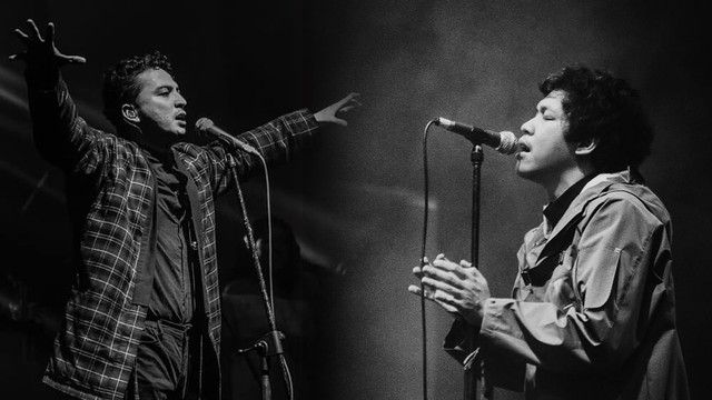 Sal Priadi dan Baskara Putra. Foto: Instagram/@__________saldi dan @wordfangs