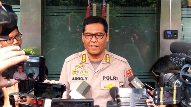 Kabid Humas Polda Metro Jaya Kombes Argo Yuwono di Polda Metro Jaya. Foto: Fadjar Hadi/kumparan