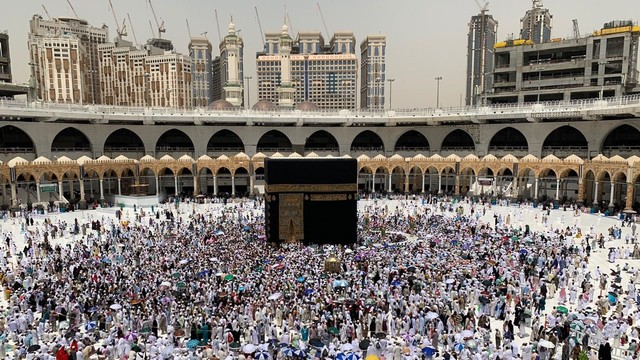 Masjidil Haram, Makkah, Arab Saudi. Foto: ANTARA FOTO/Hani Sofia