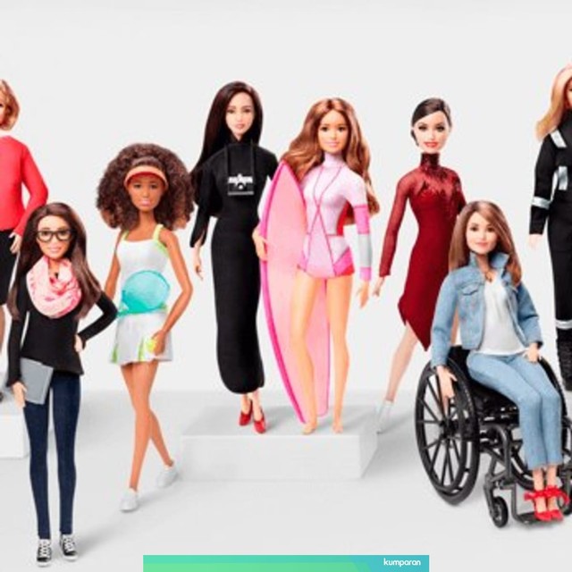 Evolusi kehidupan Barbie Foto: dok. Mattel & Barbie