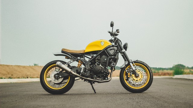 Modifikasi Yamaha MT-25 Foto: Dok. Bangkit Jaya Putra/kumparan