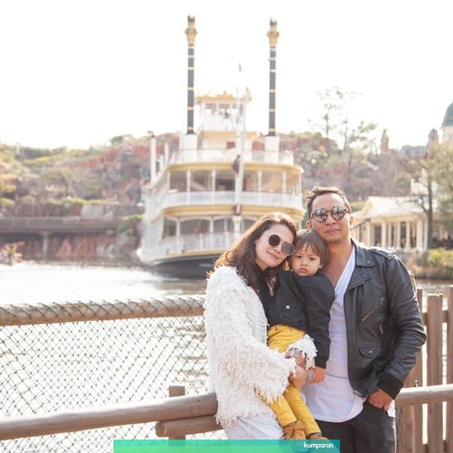 Ringgo Agus, Sabai Dieter dan Bjorka Saat Traveling di Jepang Foto: Instagram (@sabaidieter)