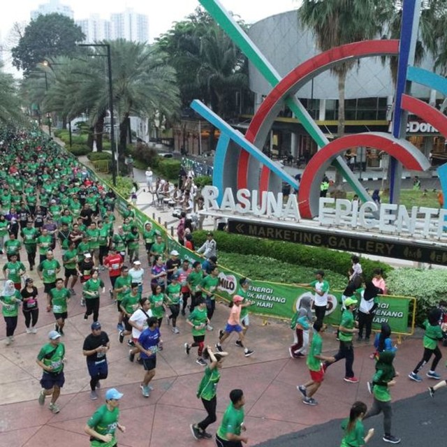 Milo Jakarta Internasional 10K di Epicentrum Kuningan, Jakarta. Foto: dok. Milo Jakarta Internasional