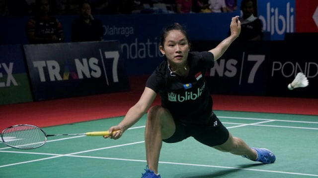 Pebulutangkis Indonesia, Ruselli Hartawan saat pertandingan Blibli Indonesia Open 2019 di Istora Senayan, Selasa (16/7). Foto: Irfan Adi Saputra/kumparan