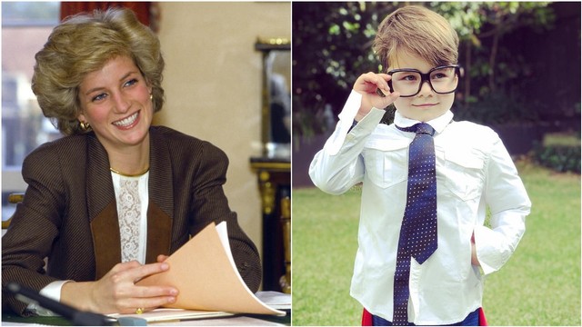 Putri Diana dan Billy Campbell. Foto: Instagram @princess.diana.forever @davidcampbell73