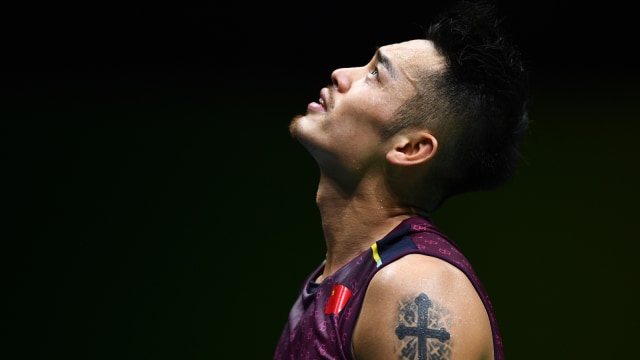 Lin Dan di China Terbuka. Foto: AFP/Johannes Eisele