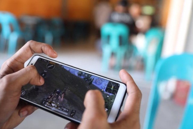 Ilustrasi pemain game PUBG di Banda Aceh. Foto: Suparta/acehkini
