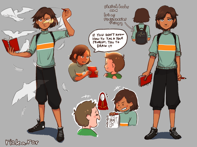 Komik karya Rizka. Dok. Unicef