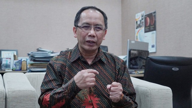 Kepala Lembaga Penerbangan dan Antariksa Nasional (LAPAN), Thomas Djamaludin. Foto: Helmi Afandi Abdullah/kumparan.